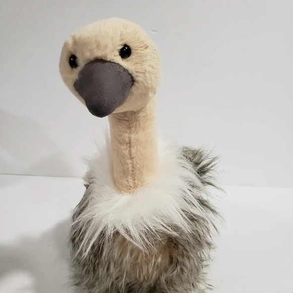 Lux Boutique by Aurora Sadira Ostrich Soft Plush Bird 13". - Picture 4 of 7